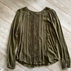 3for$20 Gap | Long Sleeve Shirt, Khaki SzXS